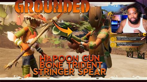 There will be a bonetridentand a stingerspearadded in the next patch. . Grounded bone trident vs stinger spear